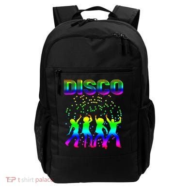 Disco 70s Disco Themed Vintage Retro Dancing Backpack
