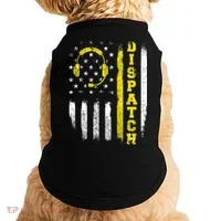 Dispatch 911 Dispatcher First Responder Emergency Call USA Doggie Tank thumb 0