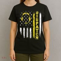 Dispatch 911 Dispatcher First Responder Emergency Call USA T-Shirt thumb 4