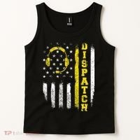 Dispatch 911 Dispatcher First Responder Emergency Call USA Tank Top thumb 2