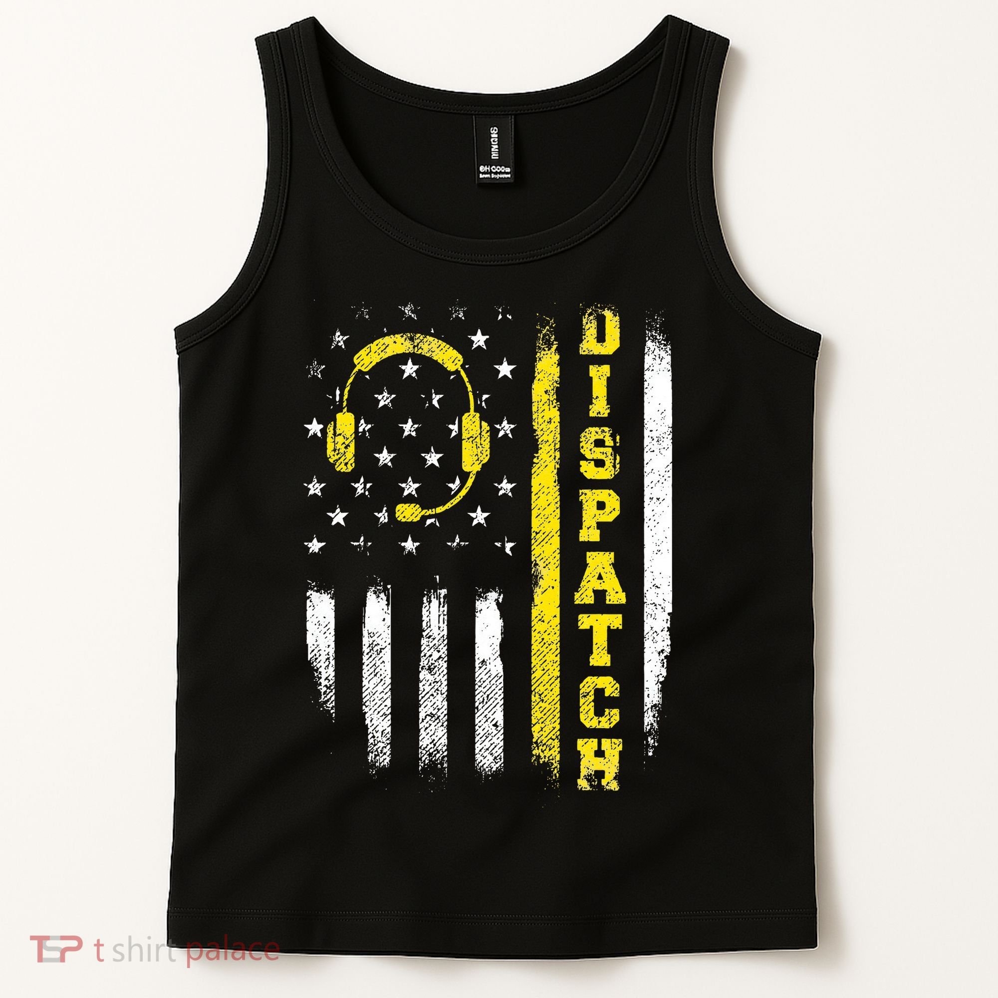 Dispatch 911 Dispatcher First Responder Emergency Call USA Tank Top