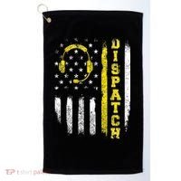 Dispatch 911 Dispatcher First Responder Emergency Call USA Golf Towel thumb 0