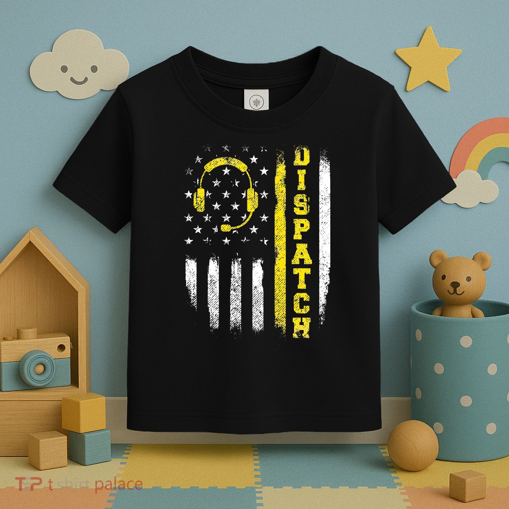 Dispatch 911 Dispatcher First Responder Emergency Call USA Toddler T-Shirt