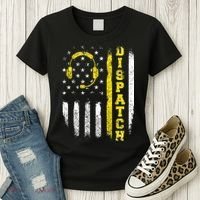 Dispatch 911 Dispatcher First Responder Emergency Call USA Women's T-Shirt thumb 3
