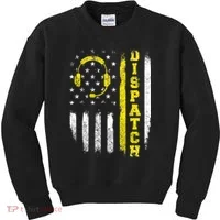 Dispatch 911 Dispatcher First Responder Emergency Call USA Kids Sweatshirt thumb 0