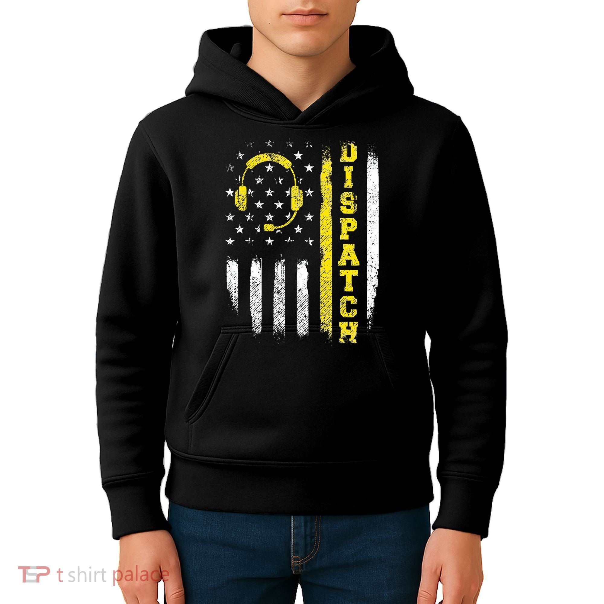 Dispatch 911 Dispatcher First Responder Emergency Call USA Kids Hoodie