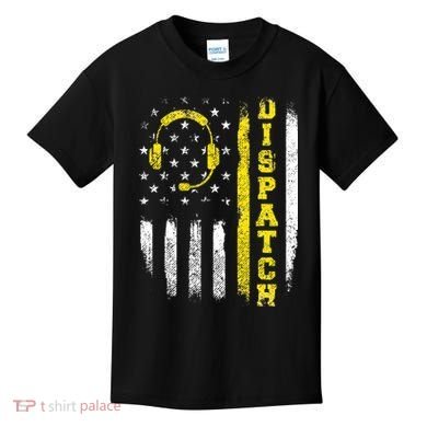 Dispatch 911 Dispatcher First Responder Emergency Call USA Kids T-Shirt
