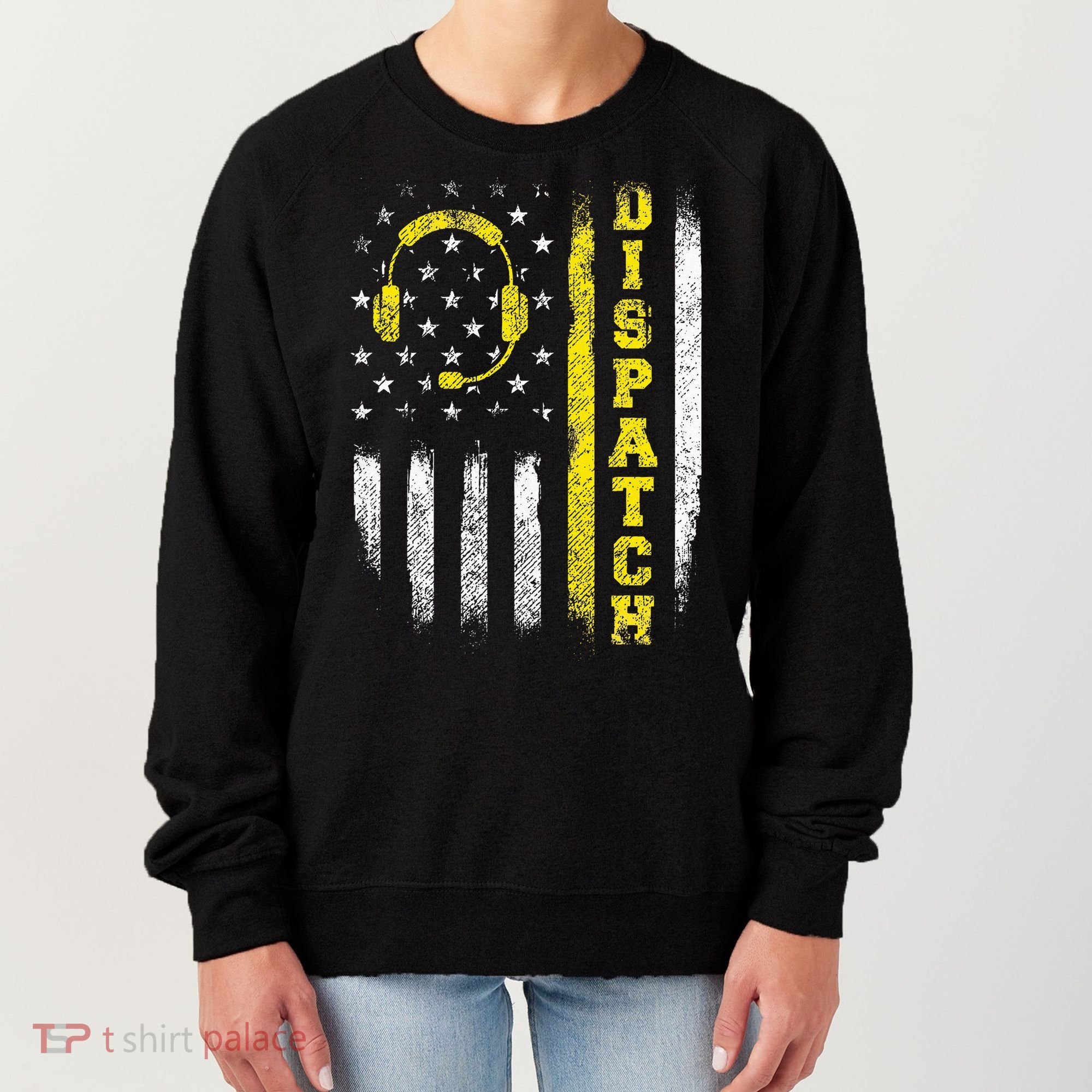 Dispatch 911 Dispatcher First Responder Emergency Call Usa Women's Sweatshirt