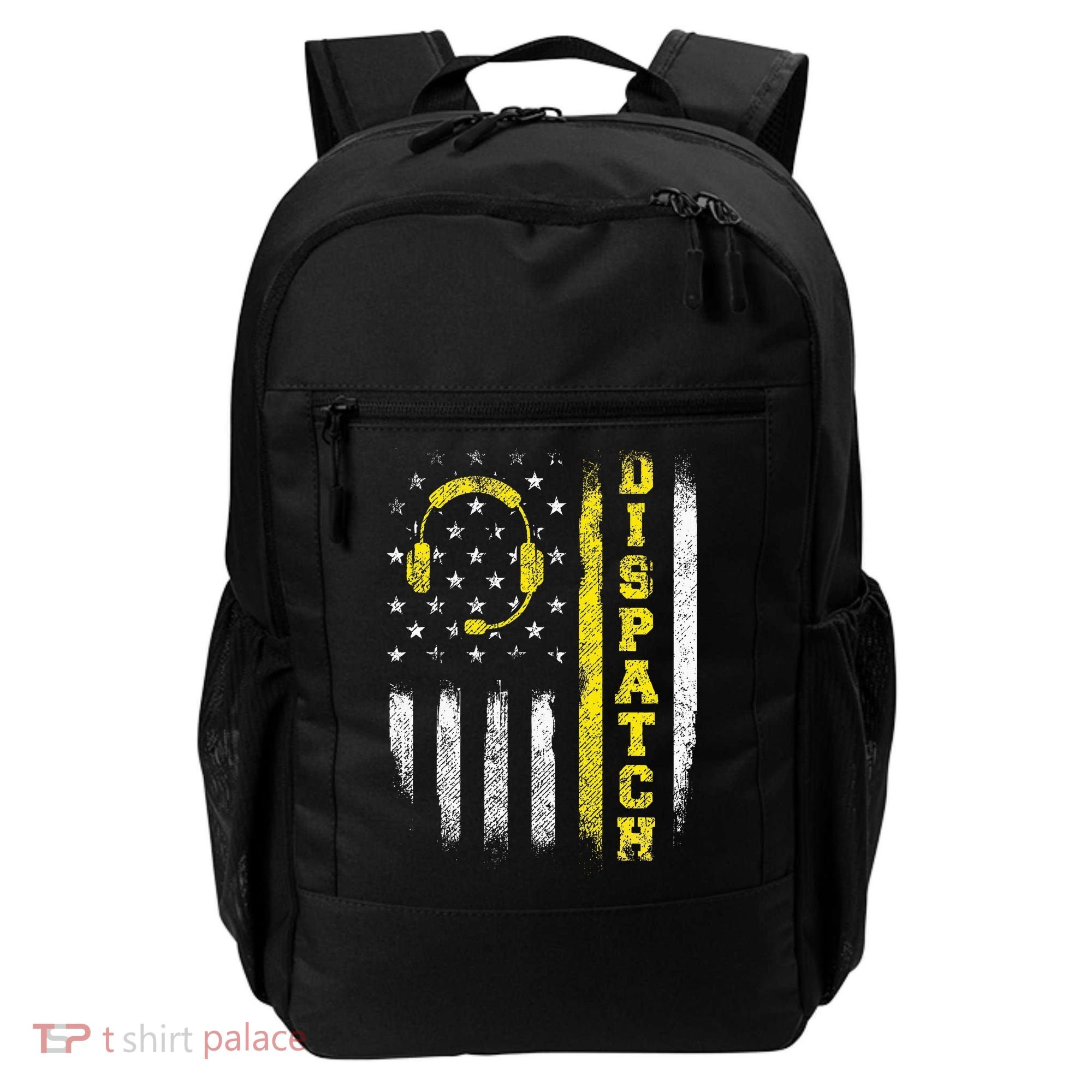 Dispatch 911 Dispatcher First Responder Emergency Call Usa Backpack