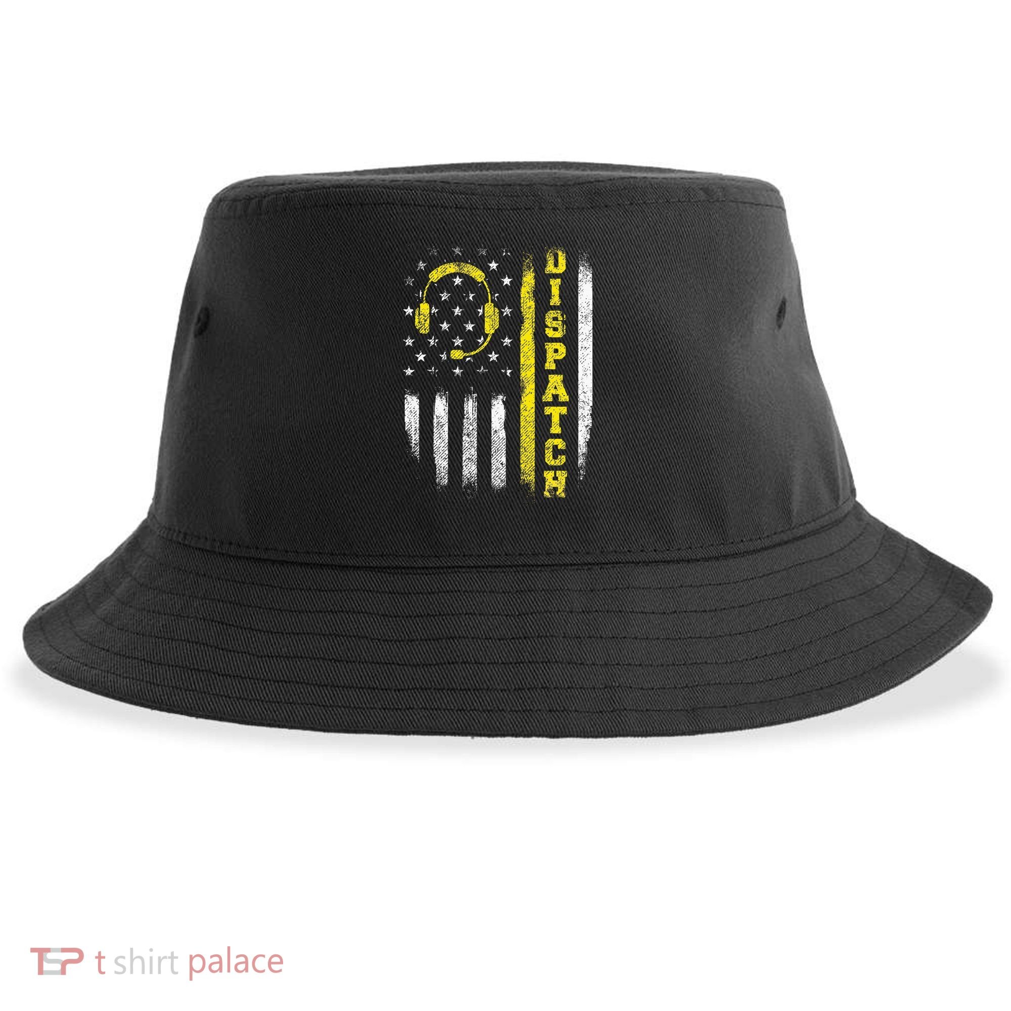 Dispatch 911 Dispatcher First Responder Emergency Call Usa Sustainable Bucket Hat