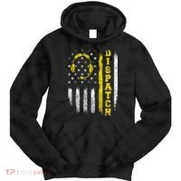 Dispatch 911 Dispatcher First Responder Emergency Call Usa Tie Dye Hoodie thumb 0