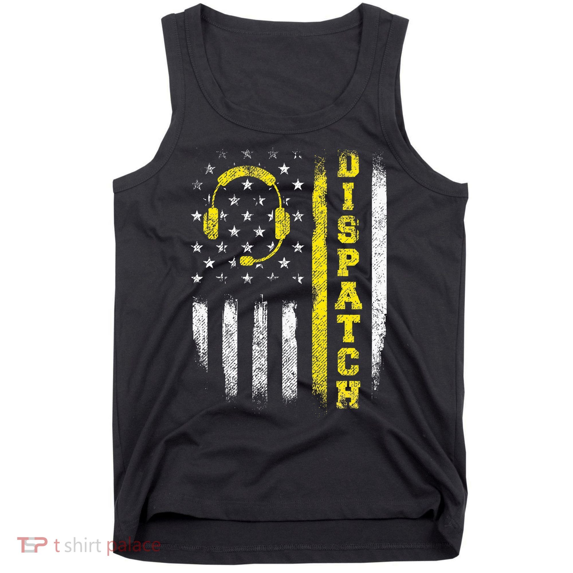 Dispatch 911 Dispatcher First Responder Emergency Call Usa Tank Top