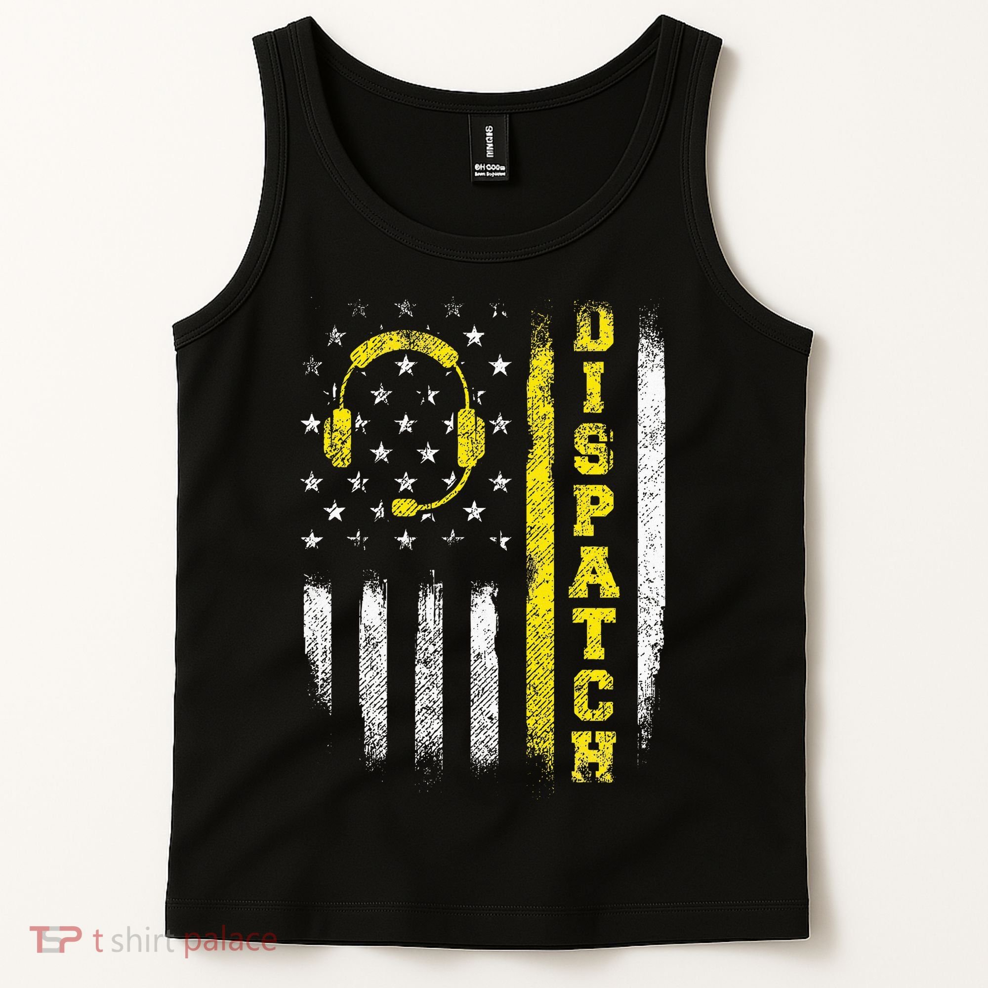 Dispatch 911 Dispatcher First Responder Emergency Call Usa Tank Top