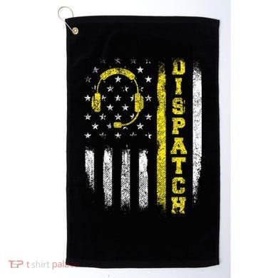 Dispatch 911 Dispatcher First Responder Emergency Call Usa Golf Towel