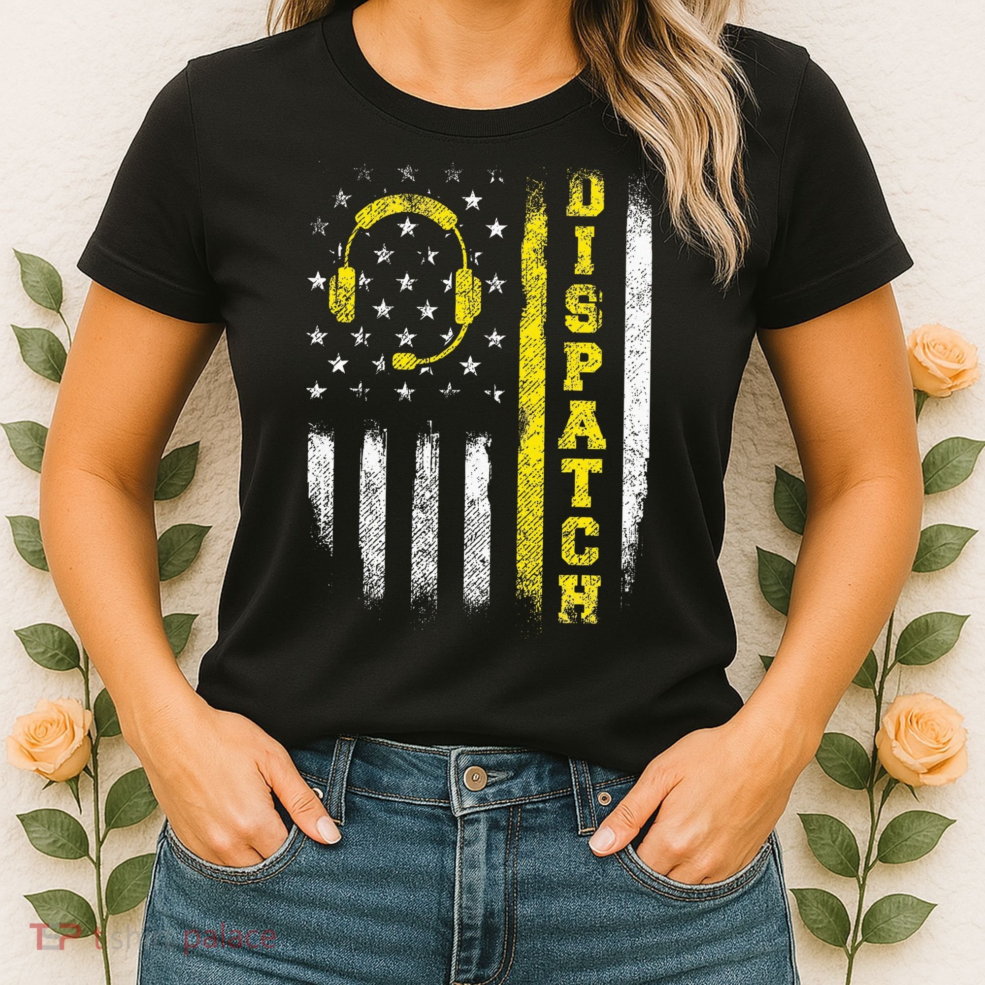 Dispatch 911 Dispatcher First Responder Emergency Call Usa Women's T-Shirt