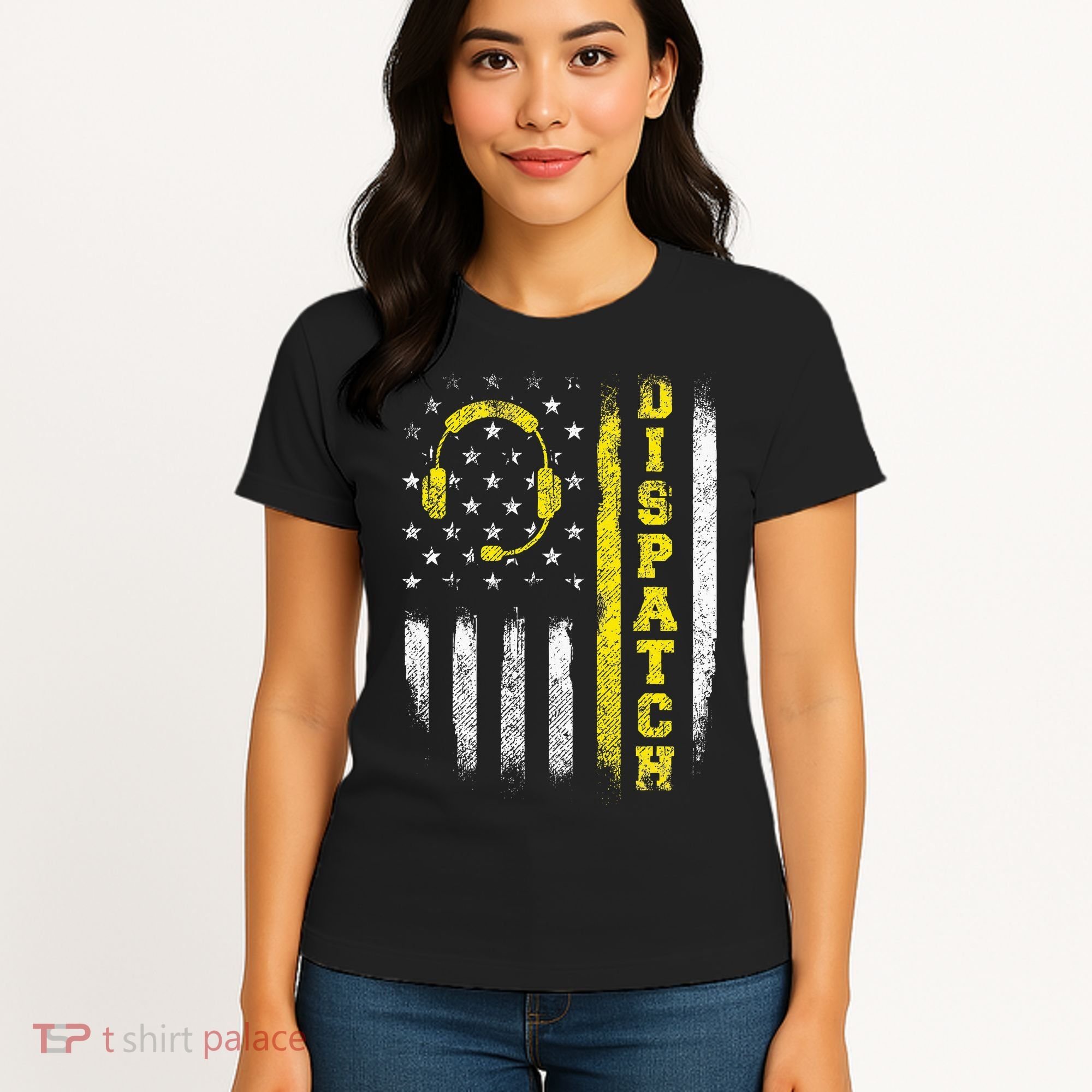 Dispatch 911 Dispatcher First Responder Emergency Call Usa Women's T-Shirt