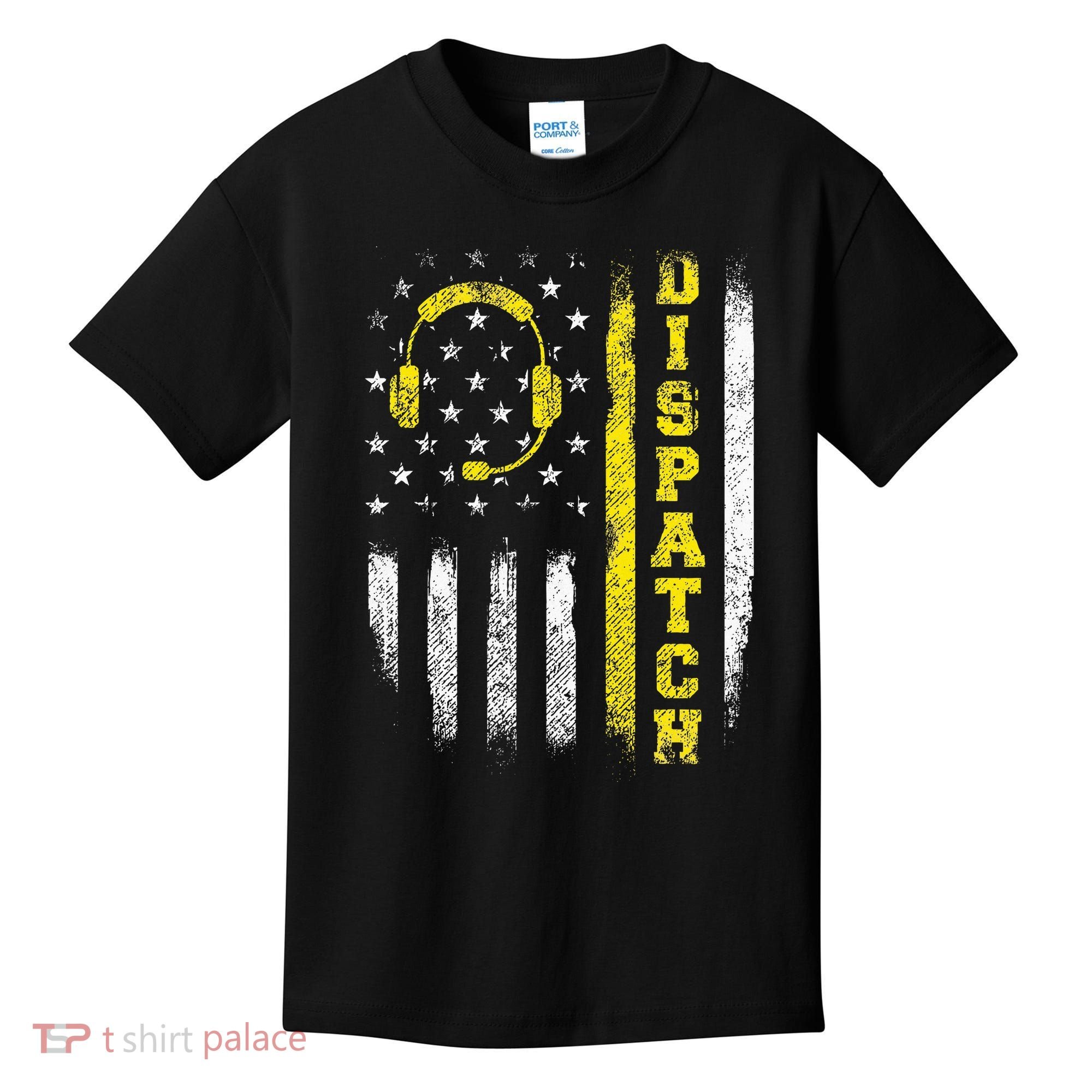 Dispatch 911 Dispatcher First Responder Emergency Call Usa Kids T-Shirt