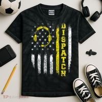 Dispatch 911 Dispatcher First Responder Emergency Call Usa Kids Tie-Dye T-Shirt thumb 2