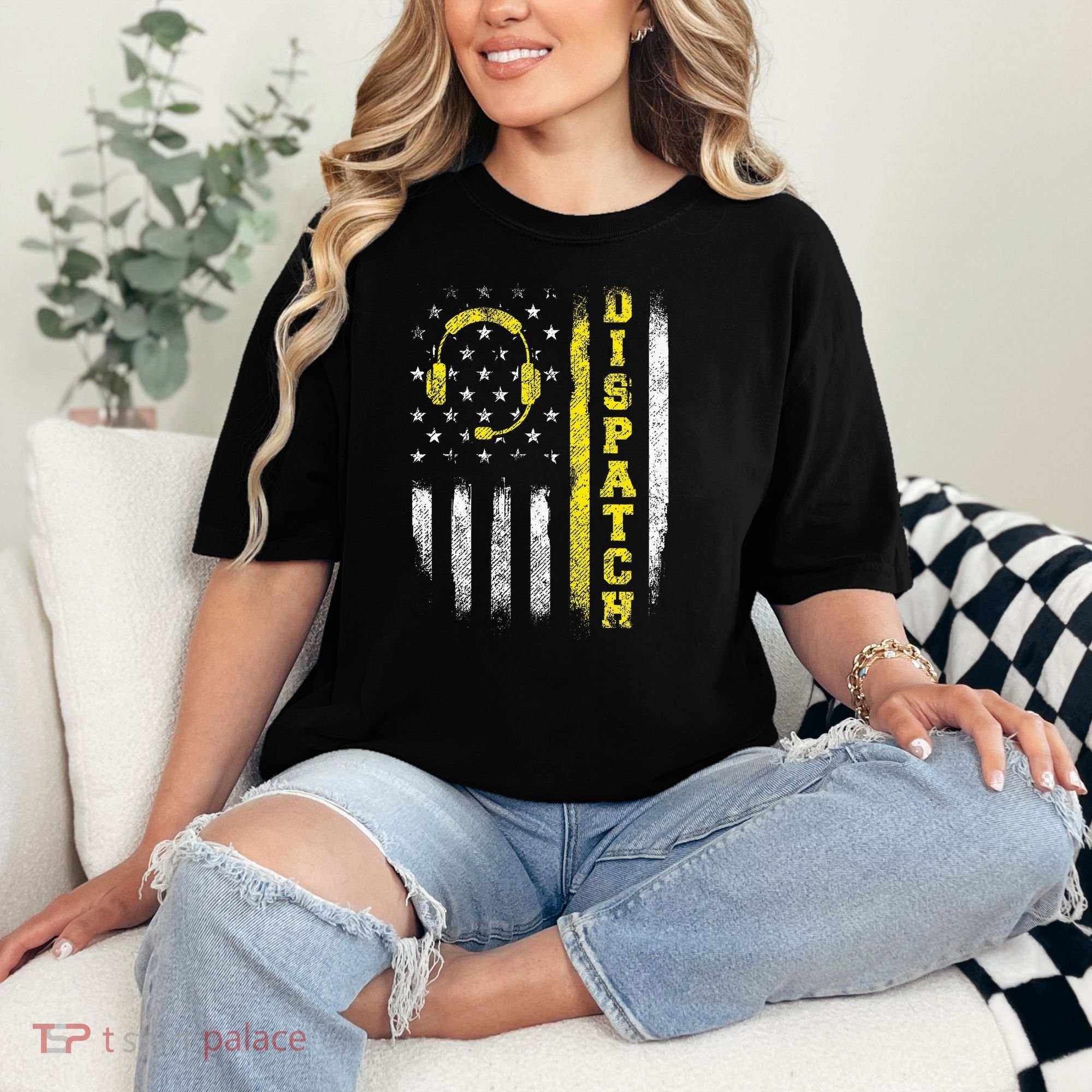 Dispatch 911 Dispatcher First Responder Emergency Comfort Colors T-Shirt