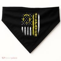 Dispatch 911 Dispatcher First Responder Emergency USA-Made Doggie Bandana thumb 0
