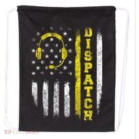 Dispatch 911 Dispatcher First Responder Emergency Drawstring Bag thumb 0