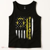 Dispatch 911 Dispatcher First Responder Emergency Tank Top thumb 2