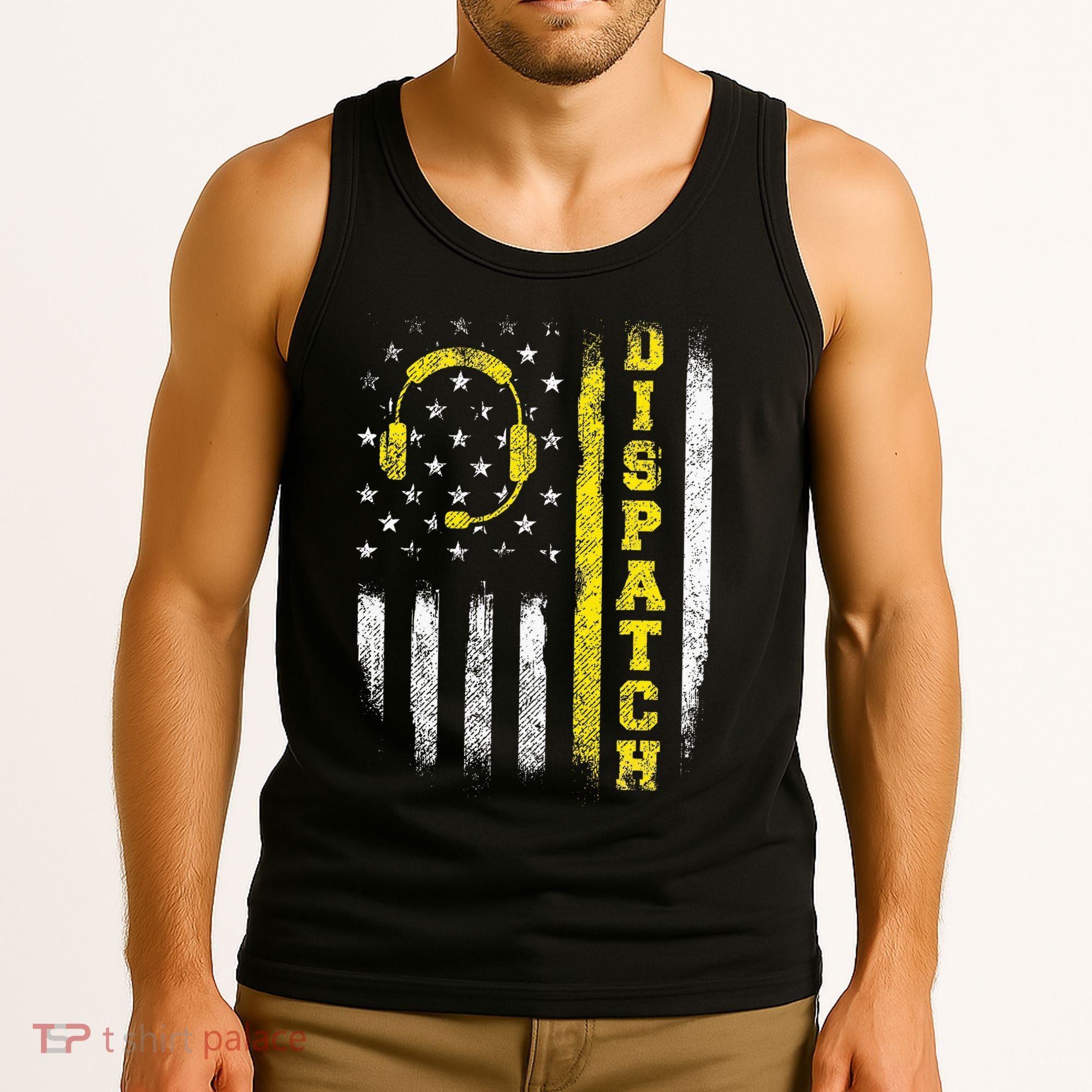 Dispatch 911 Dispatcher First Responder Emergency Tank Top