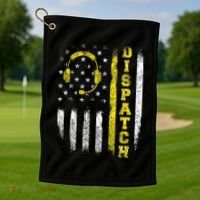 Dispatch 911 Dispatcher First Responder Emergency Golf Towel thumb 1