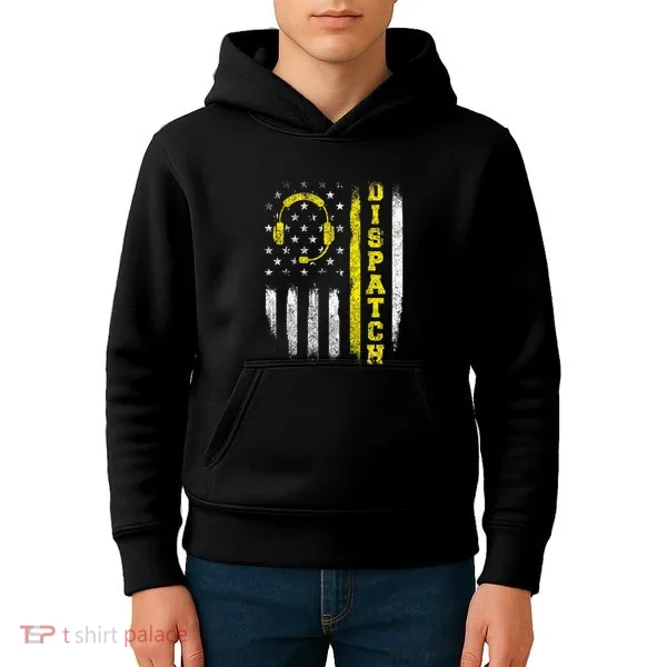 Dispatch 911 Dispatcher First Responder Emergency Kids Hoodie