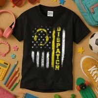 Dispatch 911 Dispatcher First Responder Emergency Kids T-Shirt thumb 3