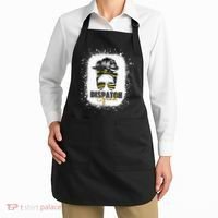 Dispatcher 911 Women Messy Bun American Flag Dispatch Squad Apron thumb 2
