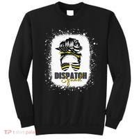 Dispatcher 911 Women Messy Bun American Flag Dispatch Squad Sweatshirt thumb 0