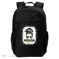 Dispatcher 911 Women Messy Bun American Flag Dispatch Squad Backpack thumb 0