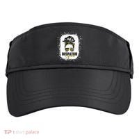 Dispatcher 911 Women Messy Bun American Flag Dispatch Squad Adult Drive Performance Visor thumb 0