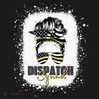 Dispatcher 911 Women Messy Bun American Flag Dispatch Squad Baby Bodysuit thumb 2