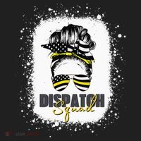 Dispatcher 911 Women Messy Bun American Flag Dispatch Squad Hat thumb 2