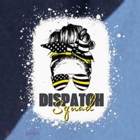 Dispatcher 911 Women Messy Bun American Flag Dispatch Squad Raglan Baseball Sleeve Shirt thumb 2