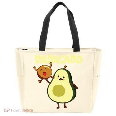 Dadacado Avocado 1st Birthday Dad Daddy Father Dada Tote Bag
