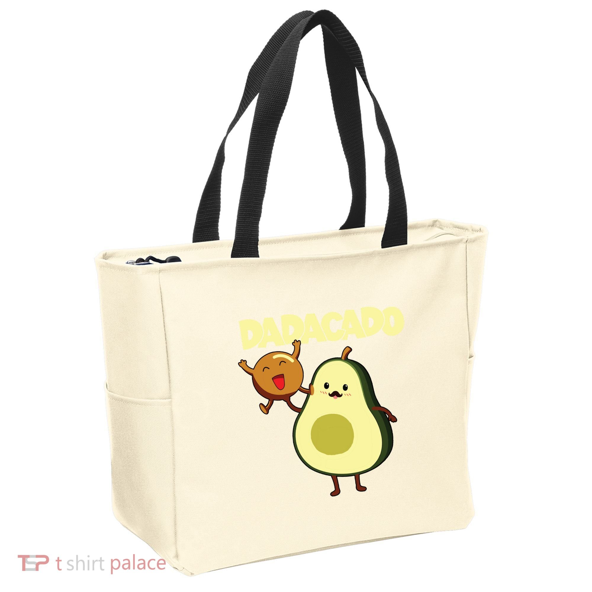 Dadacado Avocado 1st Birthday Dad Daddy Father Dada Tote Bag