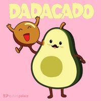 Dadacado Avocado 1st Birthday Dad Daddy Father Dada Coaster thumb 2