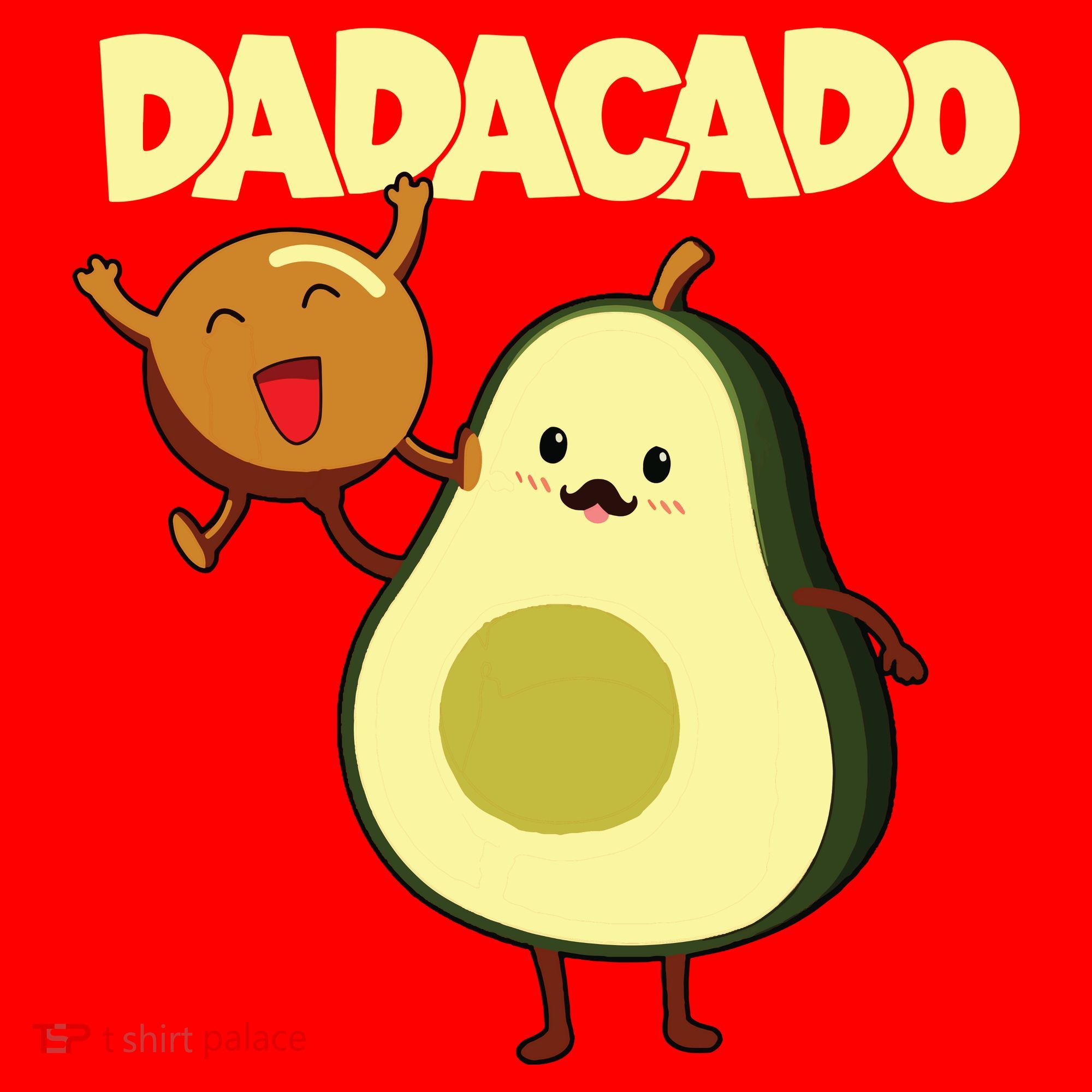Dadacado Avocado 1st Birthday Dad Daddy Father Dada Santa Hat