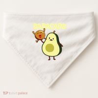 Dadacado Avocado 1st Birthday Dad Daddy Father Dada USA-Made Doggie Bandana thumb 0