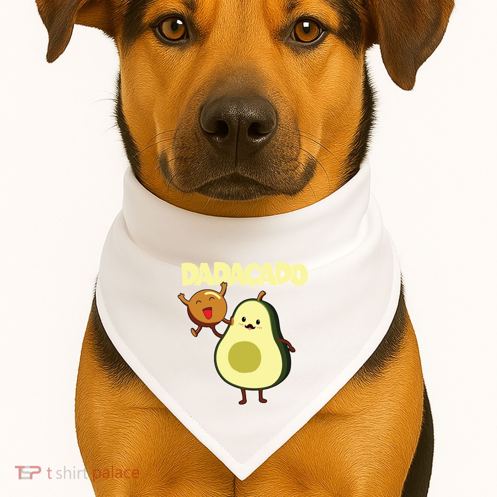 Dadacado Avocado 1st Birthday Dad Daddy Father Dada USA-Made Doggie Bandana