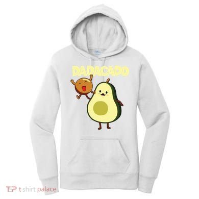 Dadacado Avocado 1st Birthday Dad Daddy Father Dada Women's Hoodie