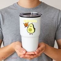Dadacado Avocado 1st Birthday Dad Daddy Father Dada Tumbler thumb 2