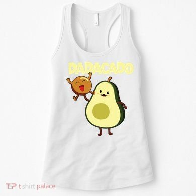 Dadacado Avocado 1st Birthday Dad Daddy Father Dada Women's Tank Top