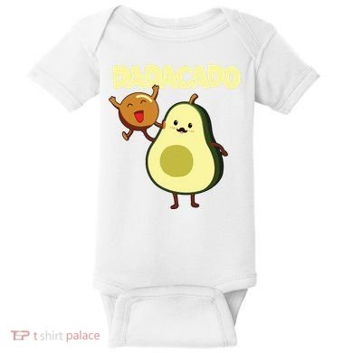 Dadacado Avocado 1st Birthday Dad Daddy Father Dada Baby Bodysuit