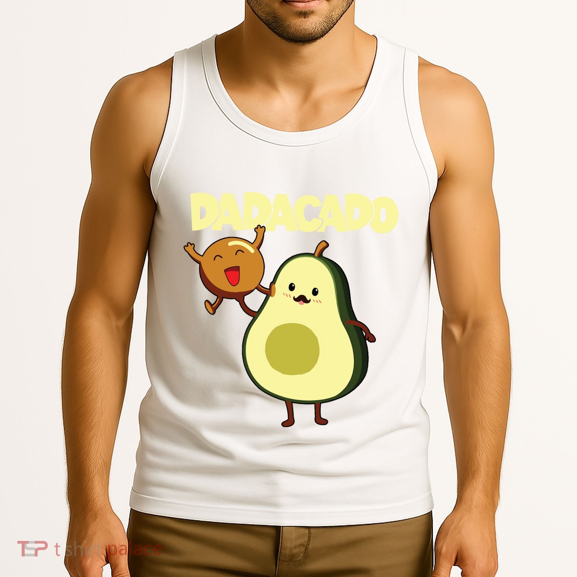Dadacado Avocado 1st Birthday Dad Daddy Father Dada Tank Top
