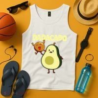 Dadacado Avocado 1st Birthday Dad Daddy Father Dada Tank Top thumb 4