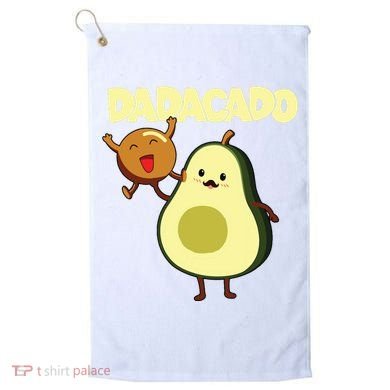 Dadacado Avocado 1st Birthday Dad Daddy Father Dada Golf Towel